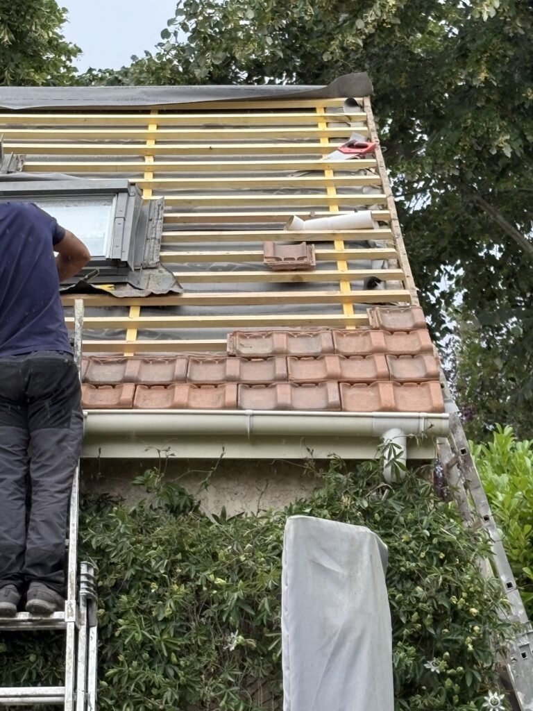 rénovation toiture, gouttières, Velux par Mike Romain, couvreur 27